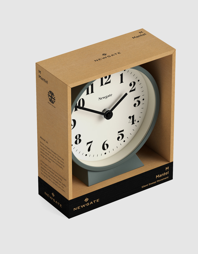 Newgate - Newgate Theatre Mantel Clock Asparagus Green
