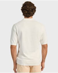 Academy Brand - Jonny Textured Knit Polo