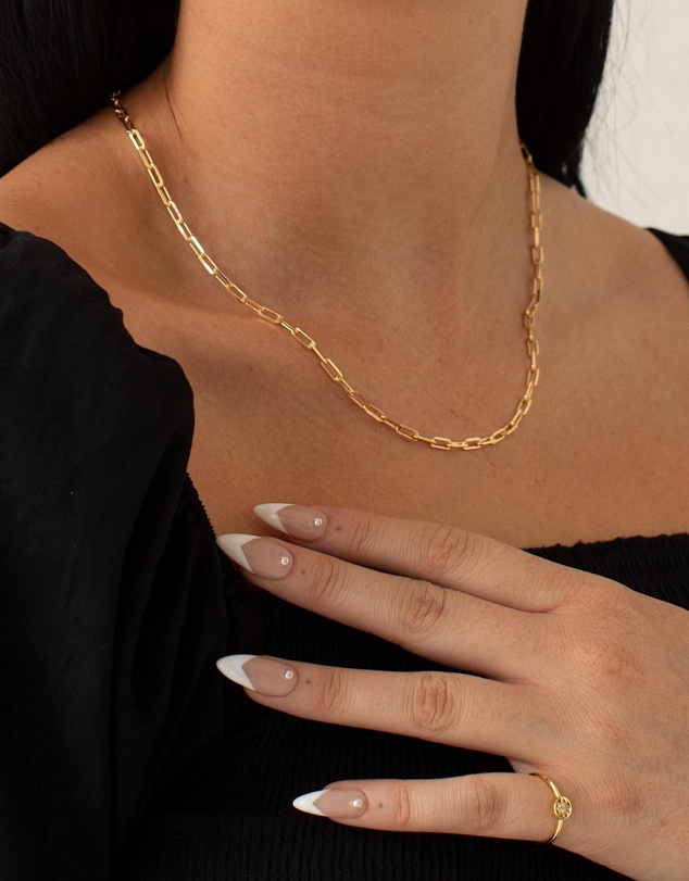 HOUSE OF SLANI - Gold Filled Link Chain Necklace