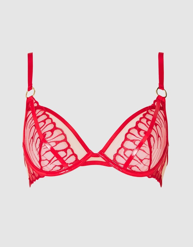 Ann Summers - Flames Of Passion Non-Padded Plunge Bra