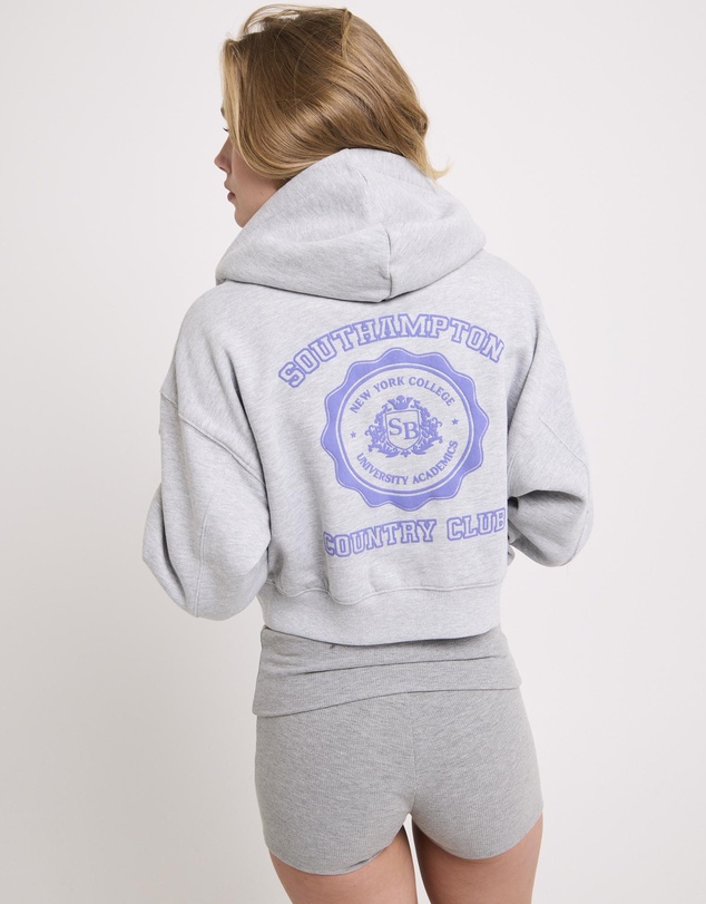 Subtitled - Country Club Cropped Zip Hoodie