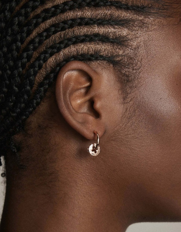 MIMCO - Signatura Charm Hoop Earrings
