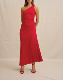 BY JOHNNY. - Carmine One Shoulder Dress
