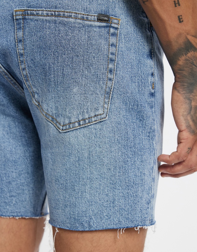 Thrills - Mandude Raw Slim Cropped Denim Shorts