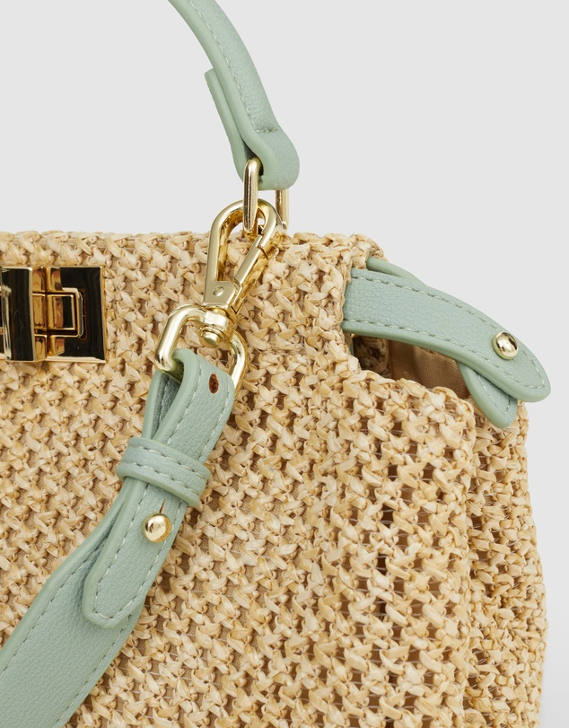 Review - Serena Raffia Bag