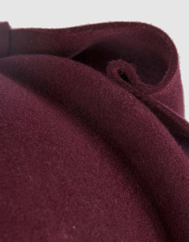 Max Alexander - Felt Wine Pillbox Hat
