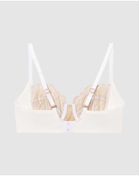 Skarlett Blue - Entice Wired Sheer Lace Balconette Bra
