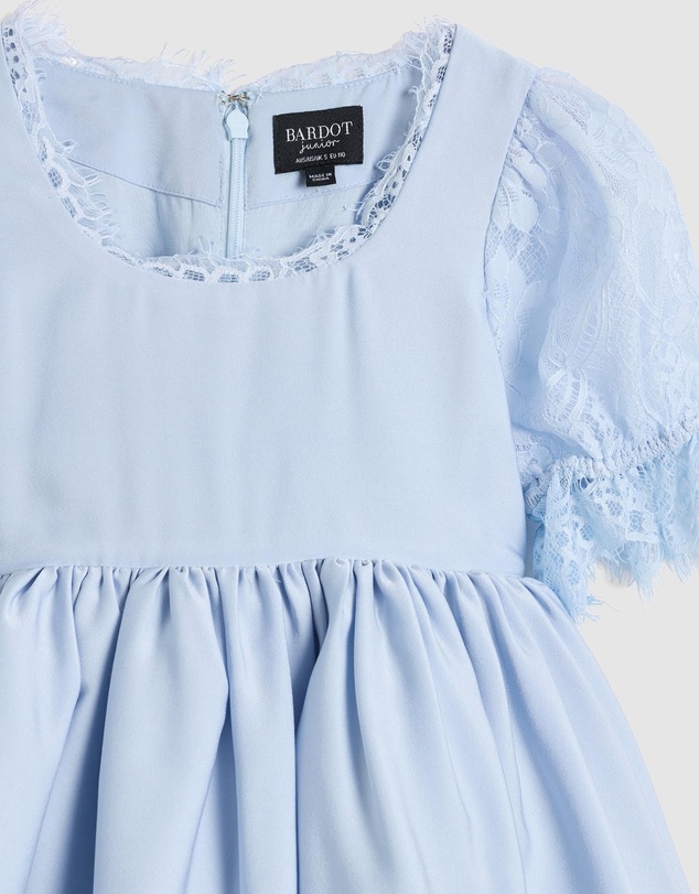 Bardot Junior - Greta Satin Lace Dress - Kids-Teens