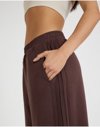 All Fenix - Soft Luxury Pin Tuck Wide Leg Track Pant