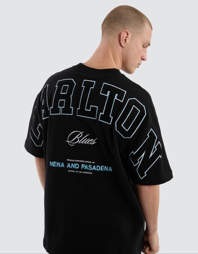 Nena & Pasadena - Carlton Stadium Loopbk Tee