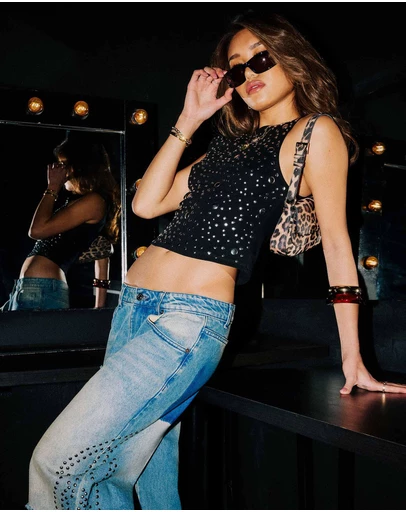 Neon Hart - Metalica Stud Tank