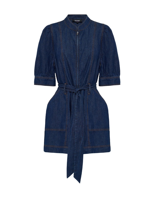 Oxford - Nera Denim Playsuit