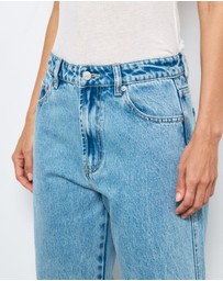 AERE - Mid Rise Curve Leg Jeans