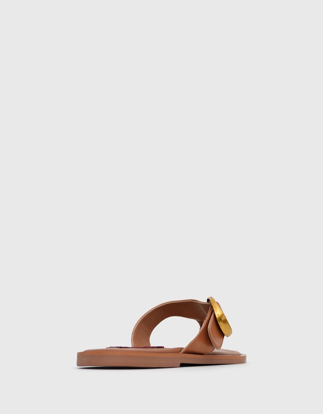 Betts - Rhodes Leather Buckle Thong Sandals