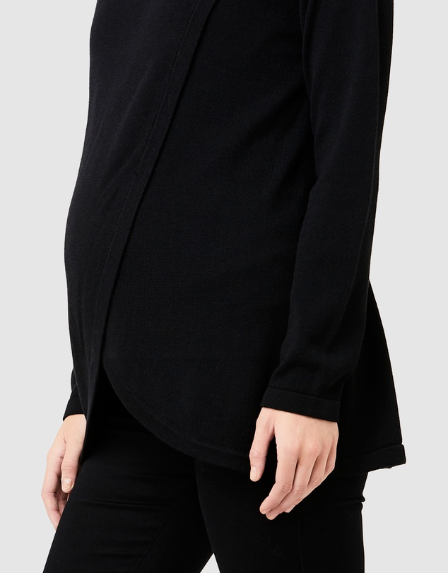 Ripe Maternity - Cowl Neck Nursing Knit