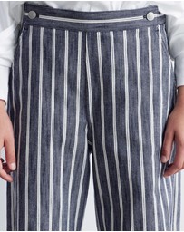 & Other Stories - Striped Cotton Trousers
