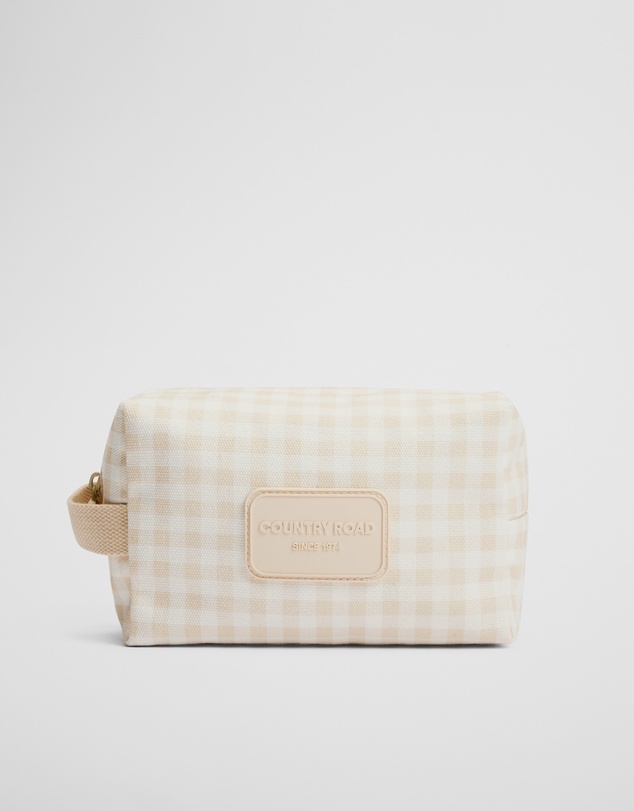Country Road - Gingham Wash Bag