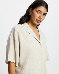 White By FTL - Bay Linen Shirt