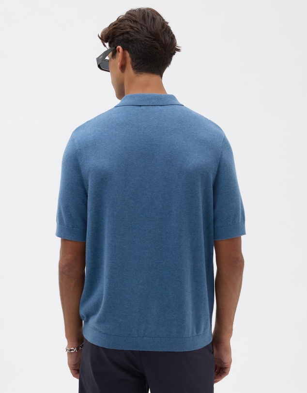 AERE - Silk Blend Textured Stripe Knit Shirt