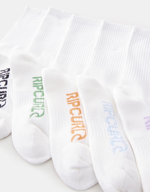 Rip Curl - 5-Pack School Crew Socks - Kids-Teens