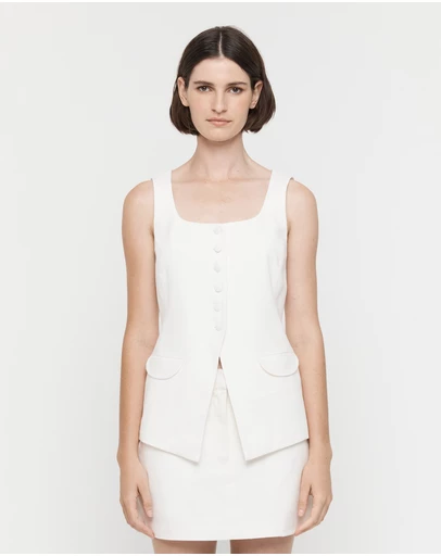 FRIEND of AUDREY - Anina Classic Waistcoat Top