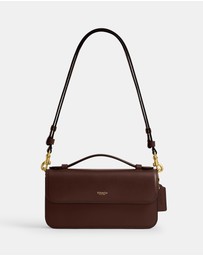 Coach - Refined Calf Leather Elora Top Handle Crossbody Bag