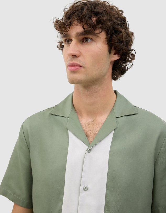 Politix - Ethan Border Panel Short Sleeve Shirt