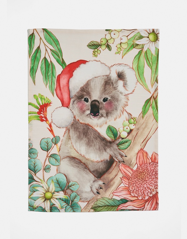 Linen House - Bush Christmas Koala Tea Towel