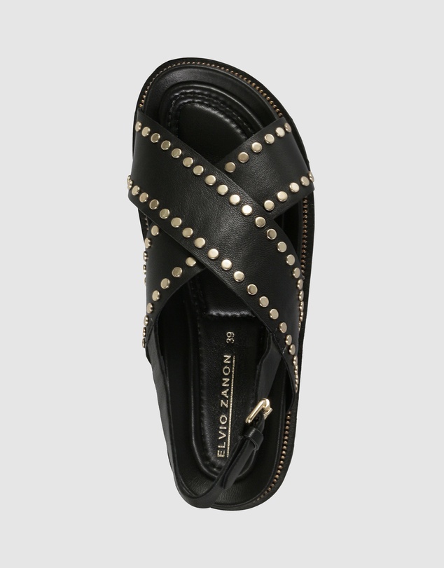 S by Sempre Di - Noir Sandals