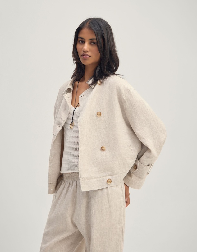 Oxford - Griffin Linen Bomber