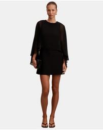 Forever New - Irena Sheer Cape Mini Dress