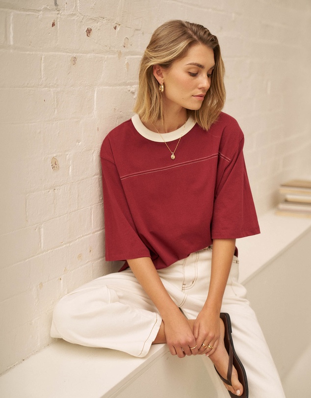 Ceres Life - Devon Slouchy Seam Tee