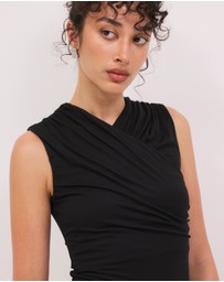 Calli - Lexi Wrap V-Neck Top