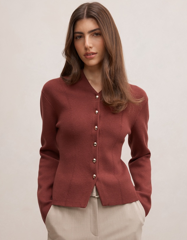 Forever New - Ophelia Sculpted Knitted Cardigan