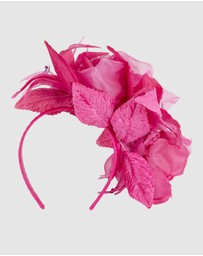 Max Alexander - Large Fuchsia Flower Headband Fascinator