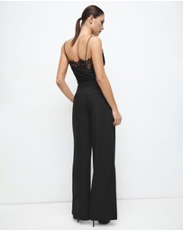 M.N.G - Pleated Wide Leg Trousers