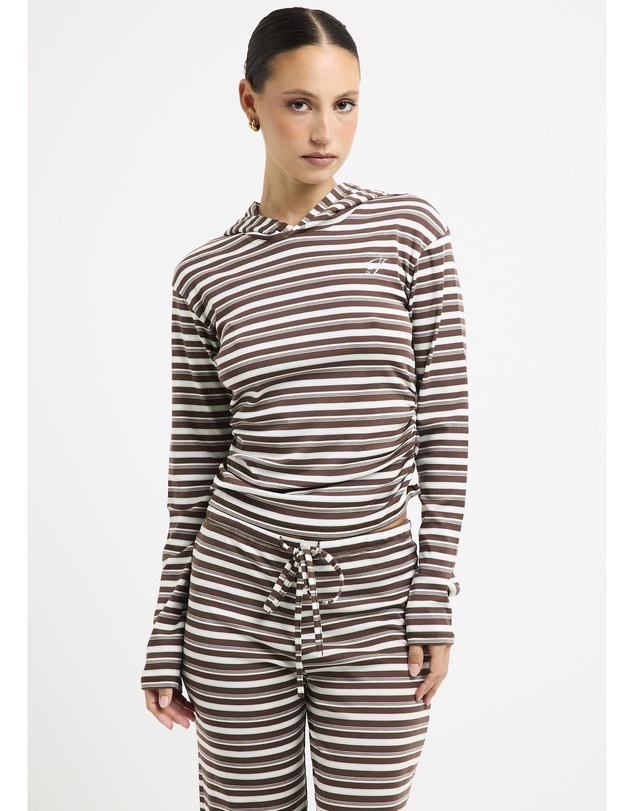 Insight - Axelle Stripe Hooded Top