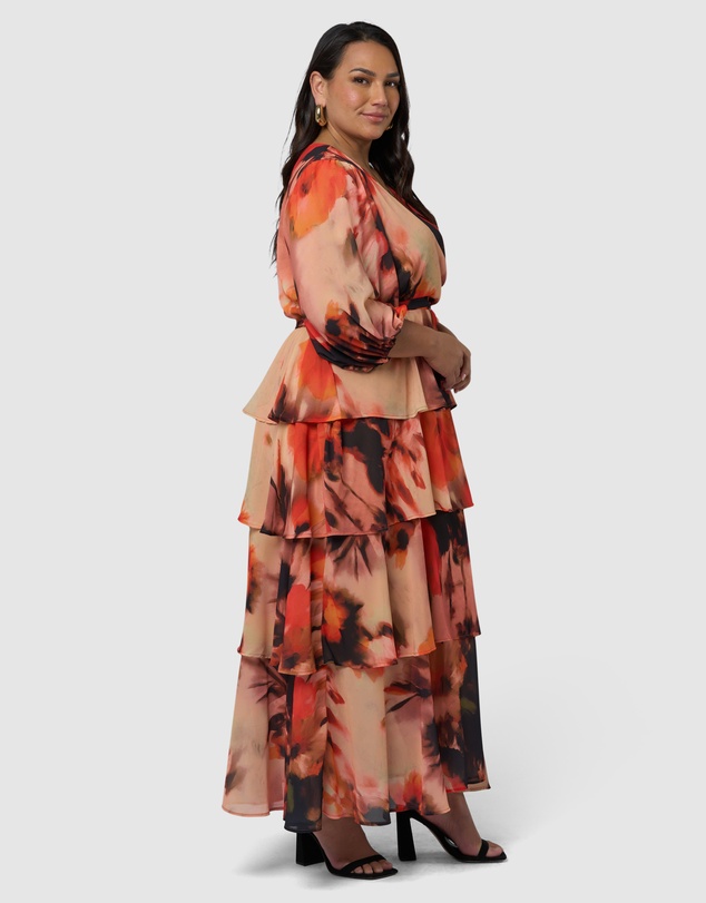 Pink Dusk by Curve Project - Temptress Maxi Dress