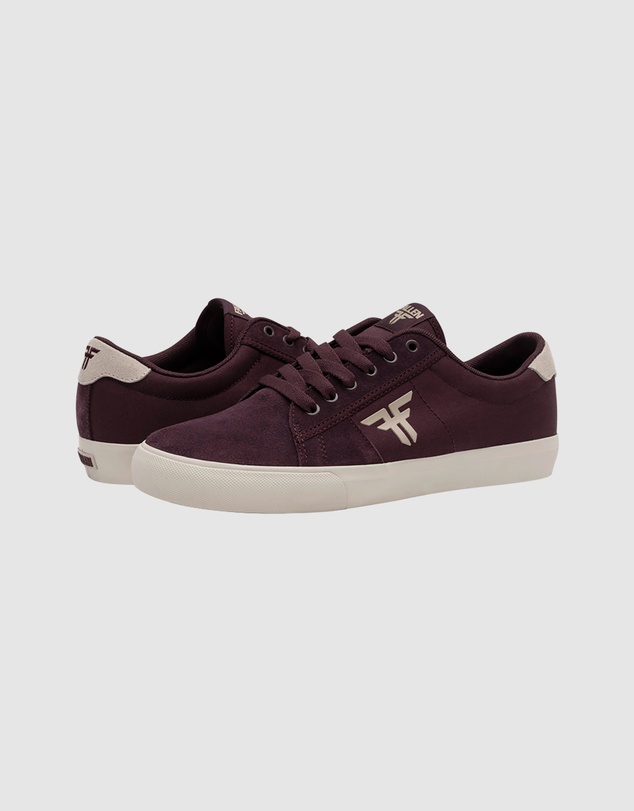 Fallen Footwear - Fallen Footwear Bomber Suede/Cotton Men Shoes Wine/Bone