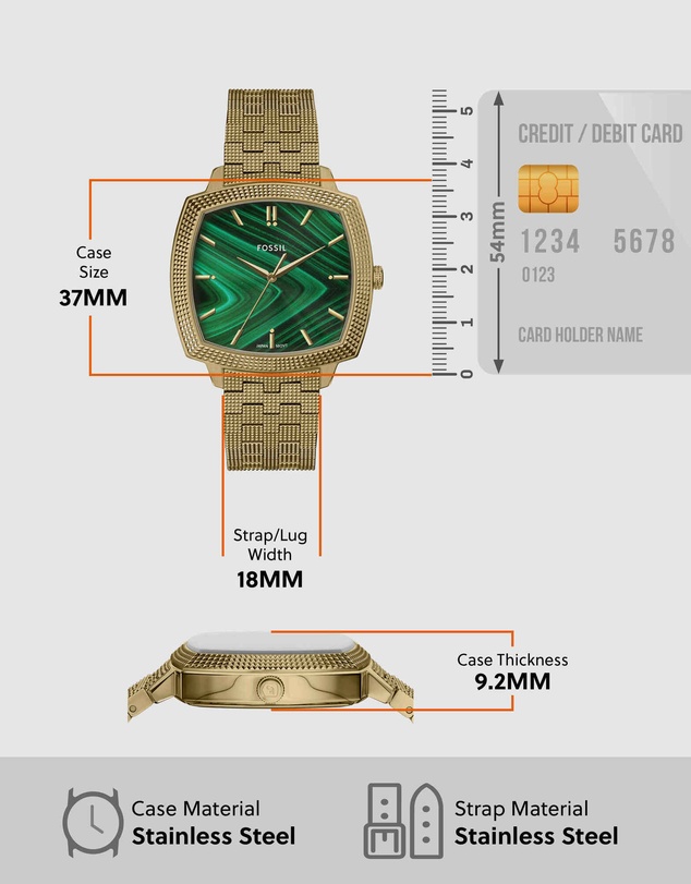 Fossil - Machine Luxe Gold Tone Analogue Watch