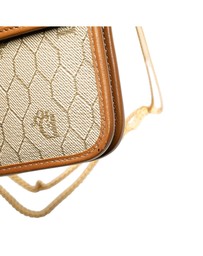 Pre-Loved by Azura Reborn - Pre-Loved Honeycomb Coated Canvas Chain Shoulder Bag