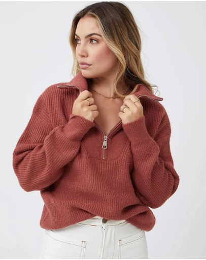Esther & Co - Merete Knit - Brick