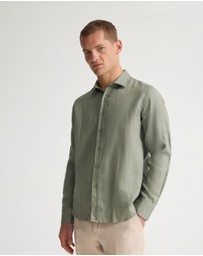 Oxford - Copper European Linen Shirt