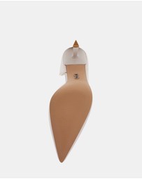 Steve Madden - Vena Ivory Pearl Satin Heels