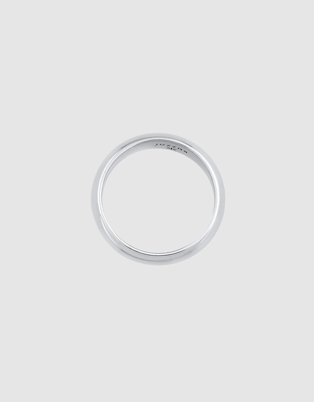 Kuzzoi - ICONIC EXCLUSIVE - Bevelled Band Ring in 925 Sterling Silver