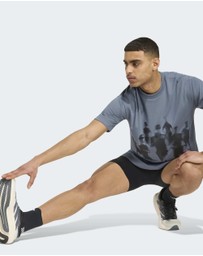 adidas Performance - ADI365 Aspyre Running Graphic T-Shirt Mens