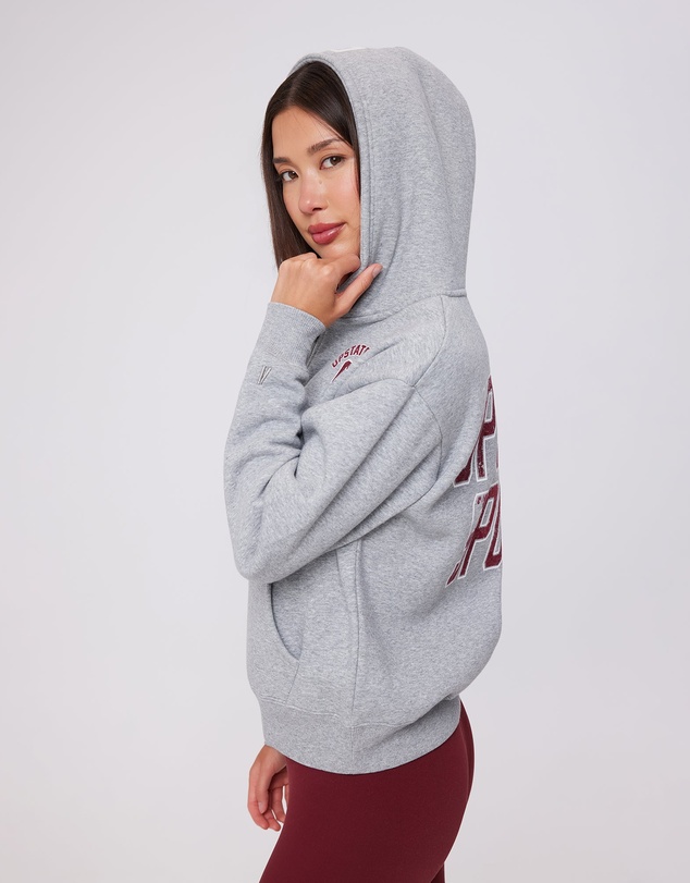 Upstate - Zip Through Hoodie - Grey Marle