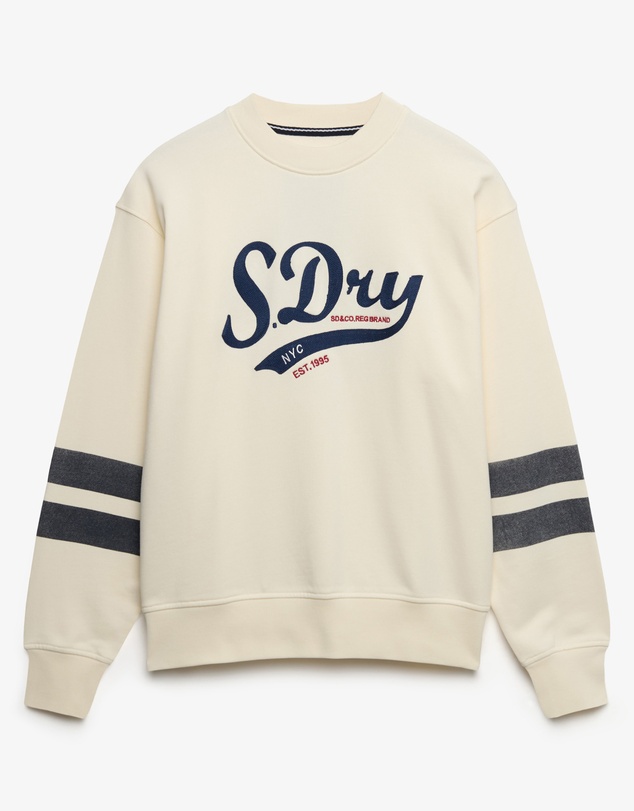 Superdry - Varsity Script Loose Crew