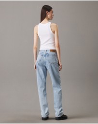 Calvin Klein Jeans - High Rise Straight Jeans