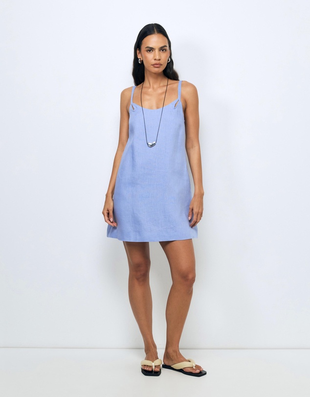 AERE - Haisley Linen Mini Dress